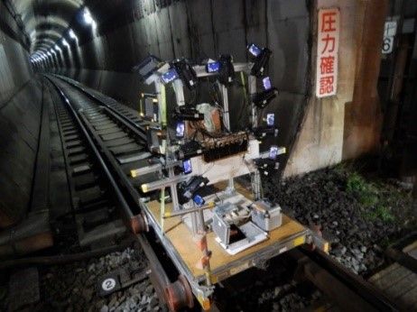 鉄道トンネル撮影用装置