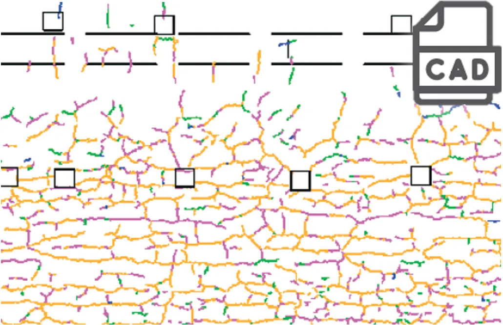 損傷図完成（CAD化）